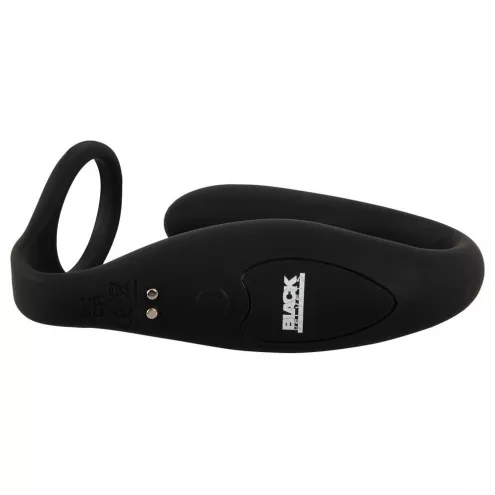 Масажер простати з кільцем на мошонку BLACK VELVETS COCK RING W BUTT