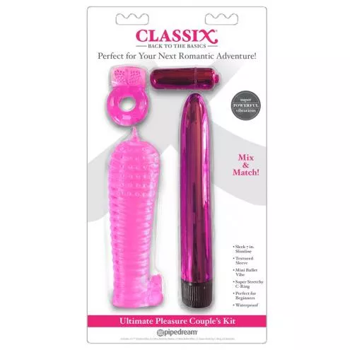 Набір з 4 іграшок Classix Ultimate Pleasure Couples Kit, рожевий