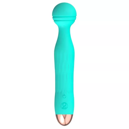 Универсальный вибромассажер Mini Vibrator Cuties Green, бирюзовый