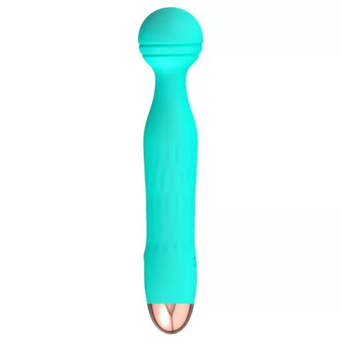 Универсальный вибромассажер Mini Vibrator Cuties Green, бирюзовый
