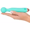 Универсальный вибромассажер Mini Vibrator Cuties Green, бирюзовый