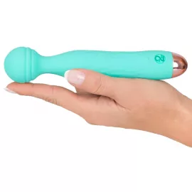 Универсальный вибромассажер Mini Vibrator Cuties Green, бирюзовый - 7