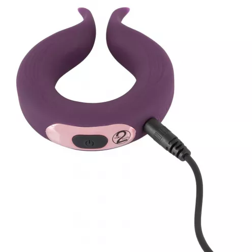 Кольцеобразный вибратор для пар COUPLES CHOICE TWO MOTORS COUPLE'S RING