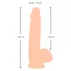 Реалистичный фаллоимитатор NS Dildo with movable skin 25
