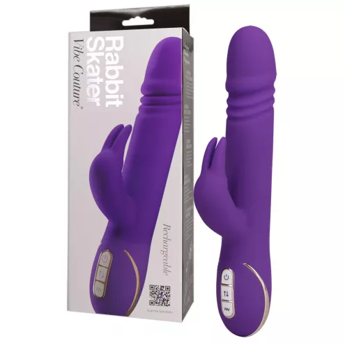 Вибратор кролик Vibe Couture Rabbit Skater, фиолетовый