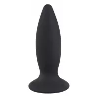 Анальна пробка з вібрацією Black Velvets Rechargeable Plug S, чорна