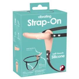 Страпон з вібро Vibrating Strap-On - 1