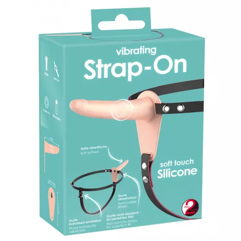 Страпон з вібро Vibrating Strap-On