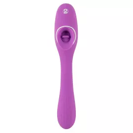 Вакуумний стимулятор 2 Function bendable Vibe - 1