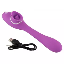 Вакуумний стимулятор 2 Function bendable Vibe - 8