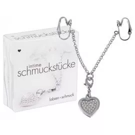 Зажим для клитора Intimate Heart-shaped Chain - 1