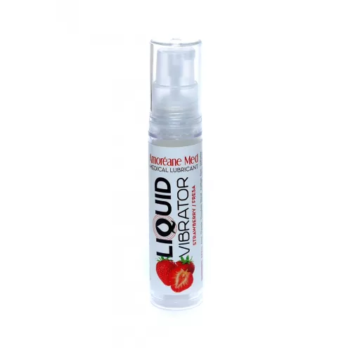 Жидкий вибратор Liquid Вибратор Strawberry 10 ml