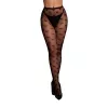 Колготки - Le Desir Heart Patterned Tights Black XS/XL