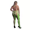 Бодістокінг - Ouch! Bodystocking With Halterneck Green, XL/4XL