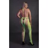 Бодістокінг - Ouch! Bodystocking With Halterneck Green, XL/4XL