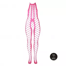 Бодістокінг - Ouch! Bodystocking With Halterneck Pink, XL/4XL - 7