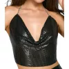Топ - Сottelli Collection Metal Top Black S-L