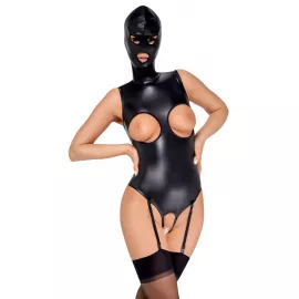 Боді з маскою - 2480484 Bad Kitty Body Mask, black L - 6