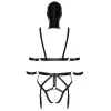 Боді з маскою - 2480492 Bad Kitty Strap+Mask Set, black M
