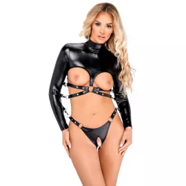 Боді - 2480506 Bad Kitty Bondage Body, black S - 4
