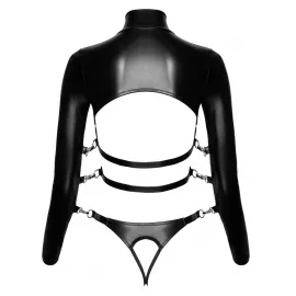 Боді - 2480506 Bad Kitty Bondage Body, black S - 5