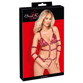 Боді - 2480514 Bad Kitty Strap Body, red L - 1