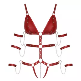 Боді - 2480514 Bad Kitty Strap Body, red L - 8