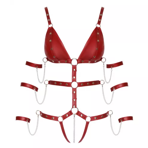 Боді - 2480514 Bad Kitty Strap Body, red L