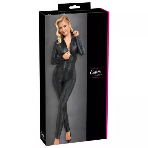 Комбінезон - Cottelli Collection Jumpsuit Snake Black L
