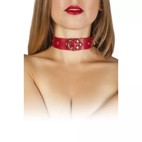 Нашийник Leather Restraints Collar Red