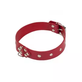 Нашийник Leather Restraints Collar Red - 1