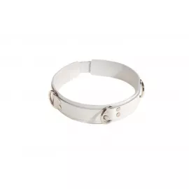 Нашийник Slave Leather Collar White - 1