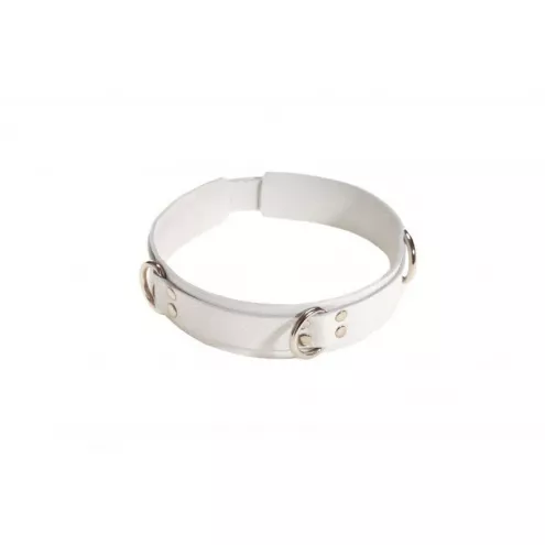 Нашийник Slave Leather Collar White