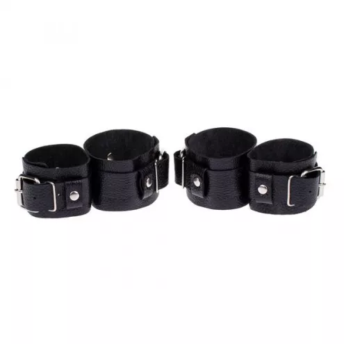 Фіксатор для зап'ястків та щиколоток Fixation Me Ankle Black