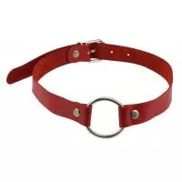 Кляп Leather O-Ring Gag Red