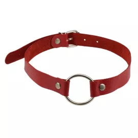 Кляп Leather O-Ring Gag Red - 1