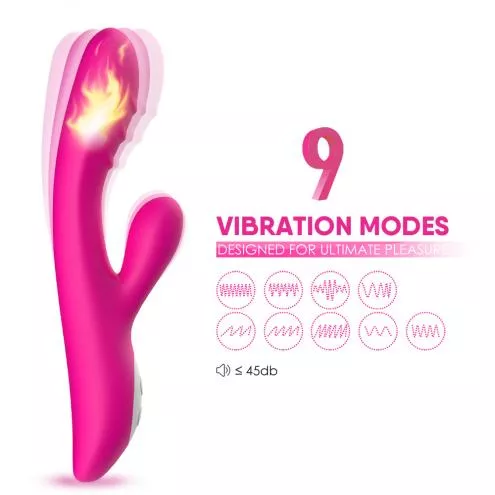 Вібратор з подвійною стимуляцією Spark pink