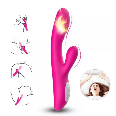 Вібратор з подвійною стимуляцією Spark pink