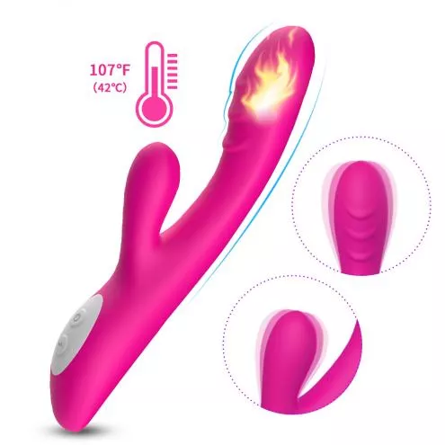 Вібратор з подвійною стимуляцією Spark pink