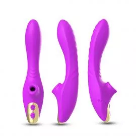 Вакуумний стимулятор DuDu purple - 1