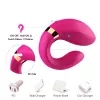 Вибратор для двоих Crescent light pink