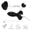 Анальный стимулятор Watchman Black, 9 vibration functions