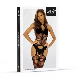 Бодистокинг - Bodystocking 2035, black - One Size - 2