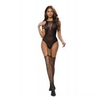 Бодистокинг - Bodystocking 2040, black - One Size