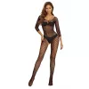 Бодистокинг - Bodystocking 2048, black - One Size