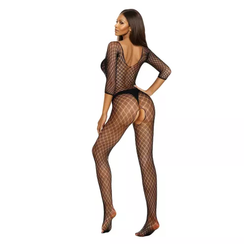 Бодистокинг - Bodystocking 2048, black - One Size