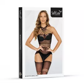 Бодистокинг - Bodystocking 2062, black - One Size - 3