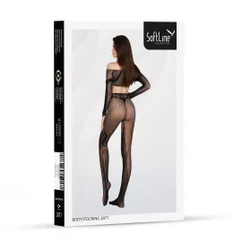 Бодистокинг - Bodystocking 2071, black - One Size - 5