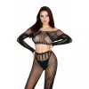 Бодистокинг - Bodystocking 2071, black - One Size