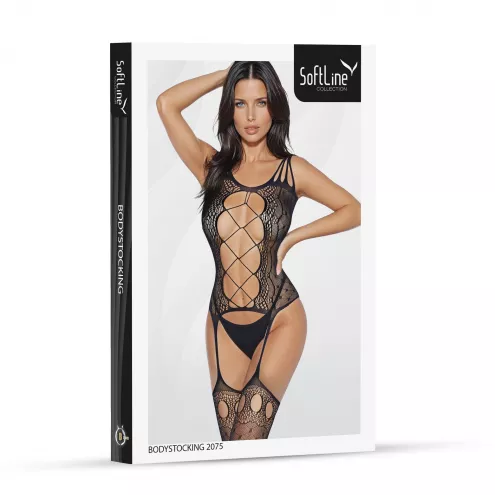 Бодистокинг - Bodystocking 2075, black - One Size